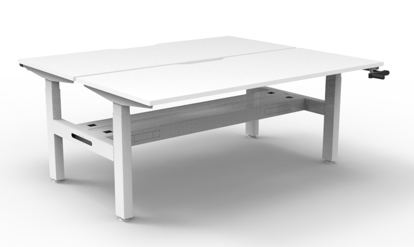 Boost Manual 2 Person Double Sided Workstation